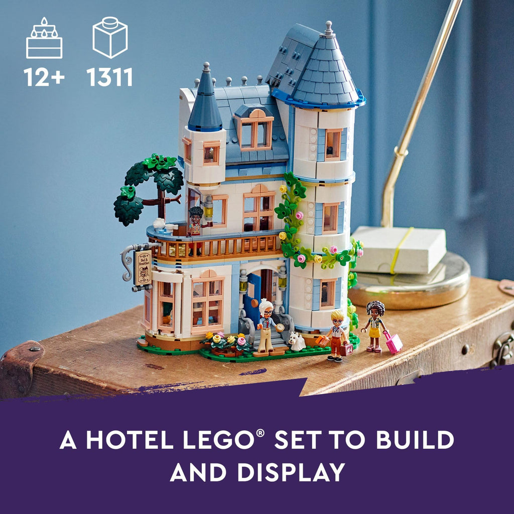 LEGO Friends Castle Bed and Breakfast Hotel Building Toy - Pretend Play Toy Figures & Playsets for Girls & Boys, Ages 12+ Years - Gift for Kids W/Mini-Dolls - 42638