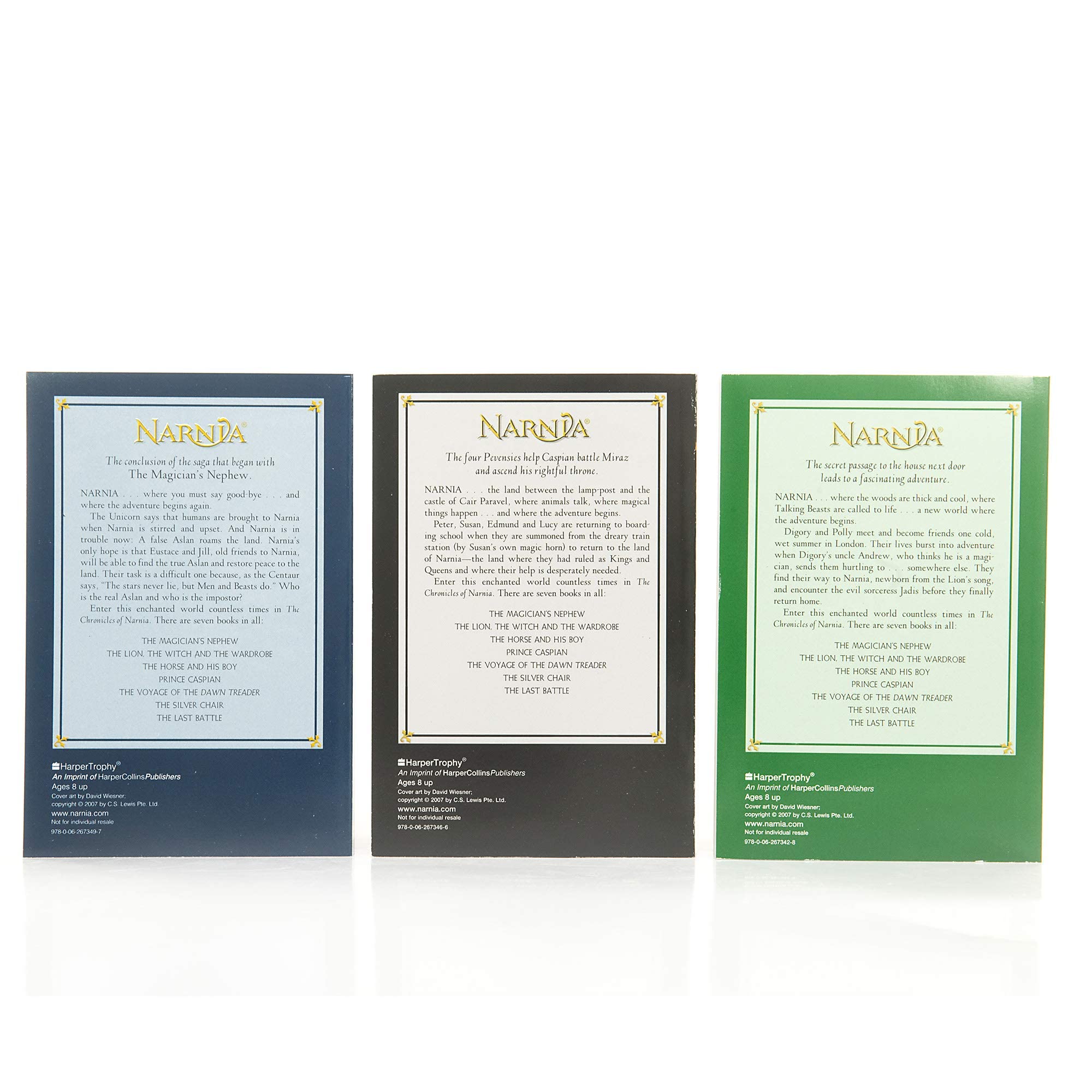 The Chronicles of Narnia 8-Book Box Set + Trivia Book