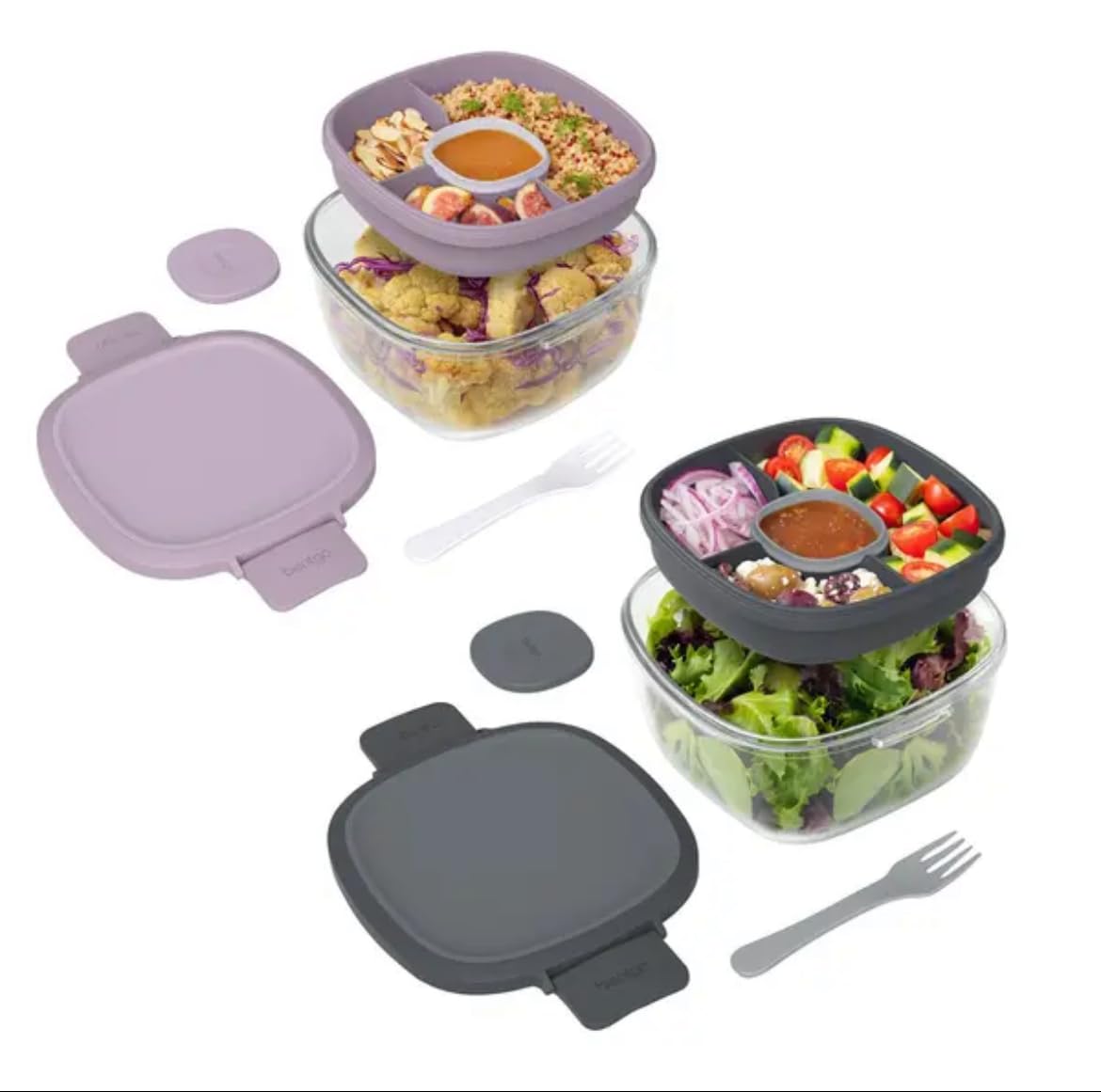 Bentgo Max Lunch Box (2-Pack) - Spacious & Insulated