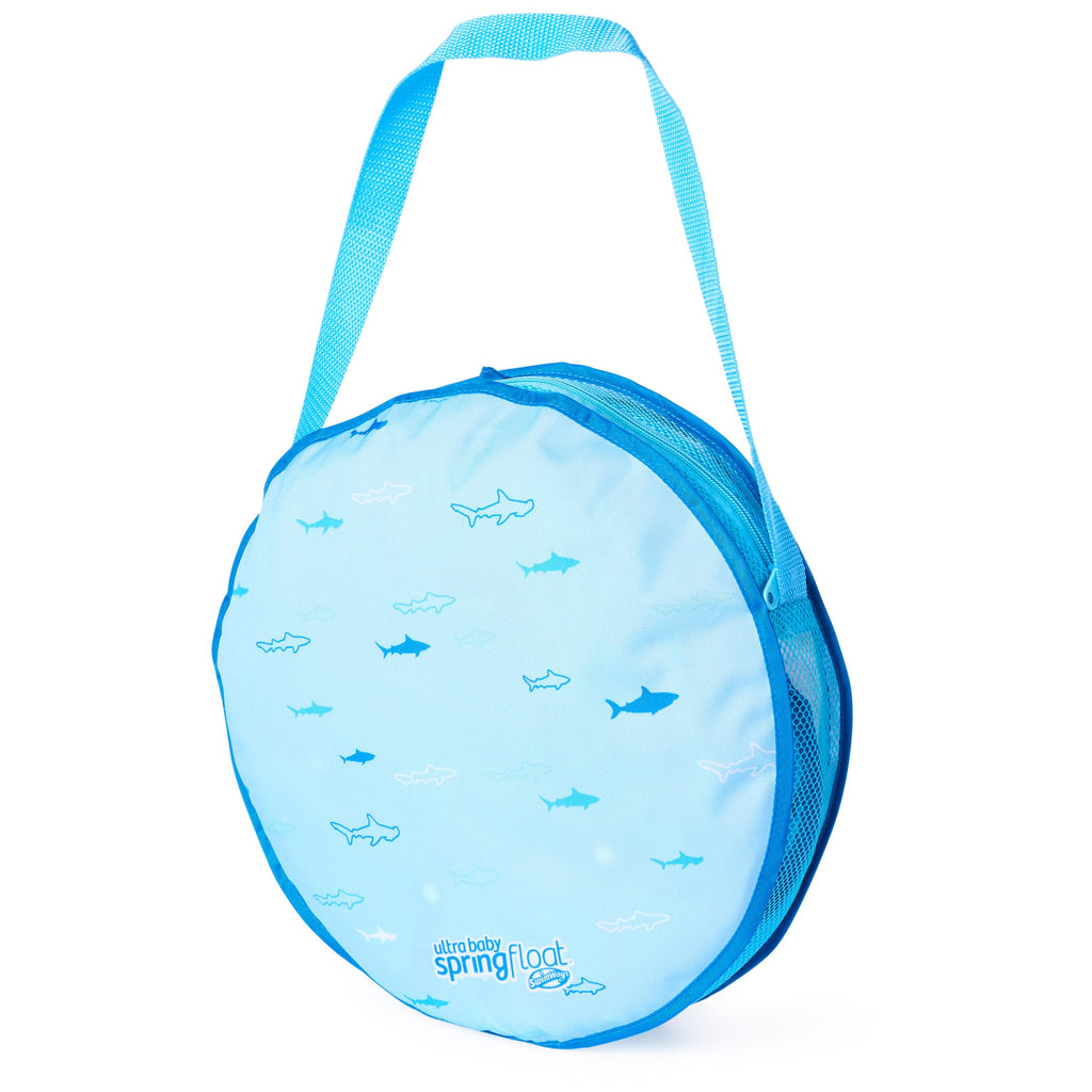 Swimways Ultra Baby Spring Float, Premium Inflatable Baby Pool Float with Sun Canopy, Fast Inflation & Carry Bag (9-24 Months), Mermaid Toys for Kids