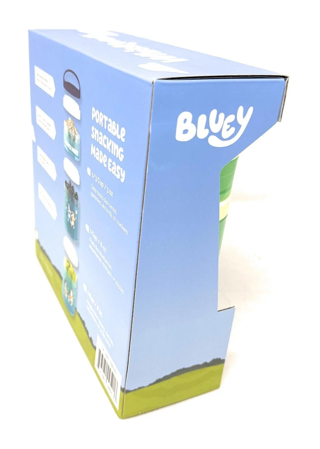 Whiskware Bluey Snack Stacks, Portable Snack Containers with Twist n' Lock™ System, BPA-Free
